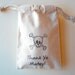 Pirate Muslin Bags / Set of 20 / pirate Treasure Party Favor Bags