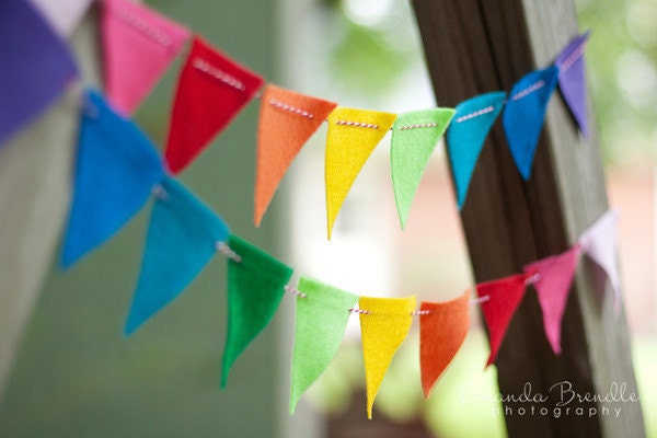 Felt Rainbow Bunting Il_170x135