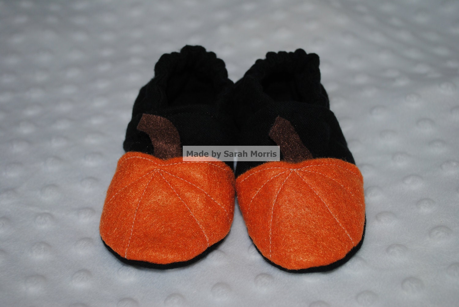Pumpkin Baby Booties