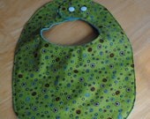 Matching Green Polka Dot Bib