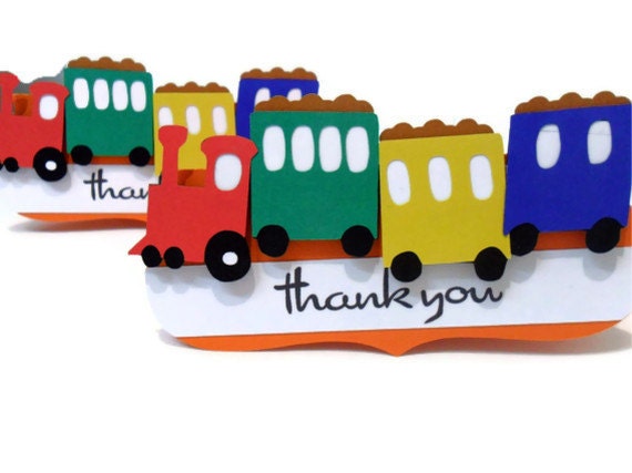 Train Bag Toppers - Set of 6