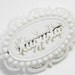 Antique Victorian Name Brooch Carved Bone Augusta