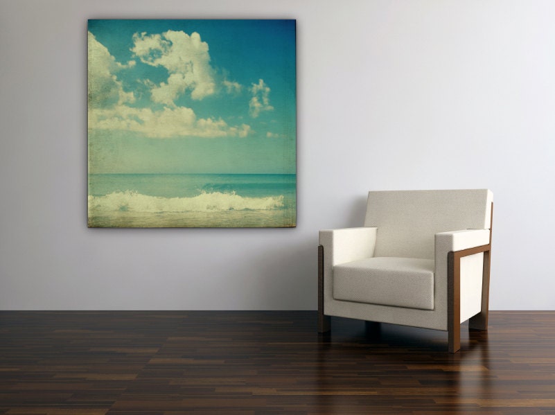 photography, beach photography, beach decor, beach house, gallery canvas, beach, sanibel, florida - ready to hang 36"x36" wrapped canvas