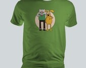 A Grand Adventure - Wallace and Gromit - Adventure Time T-Shirt - Men's/Unisex, Ladies Fitted, Kids T-Shirt