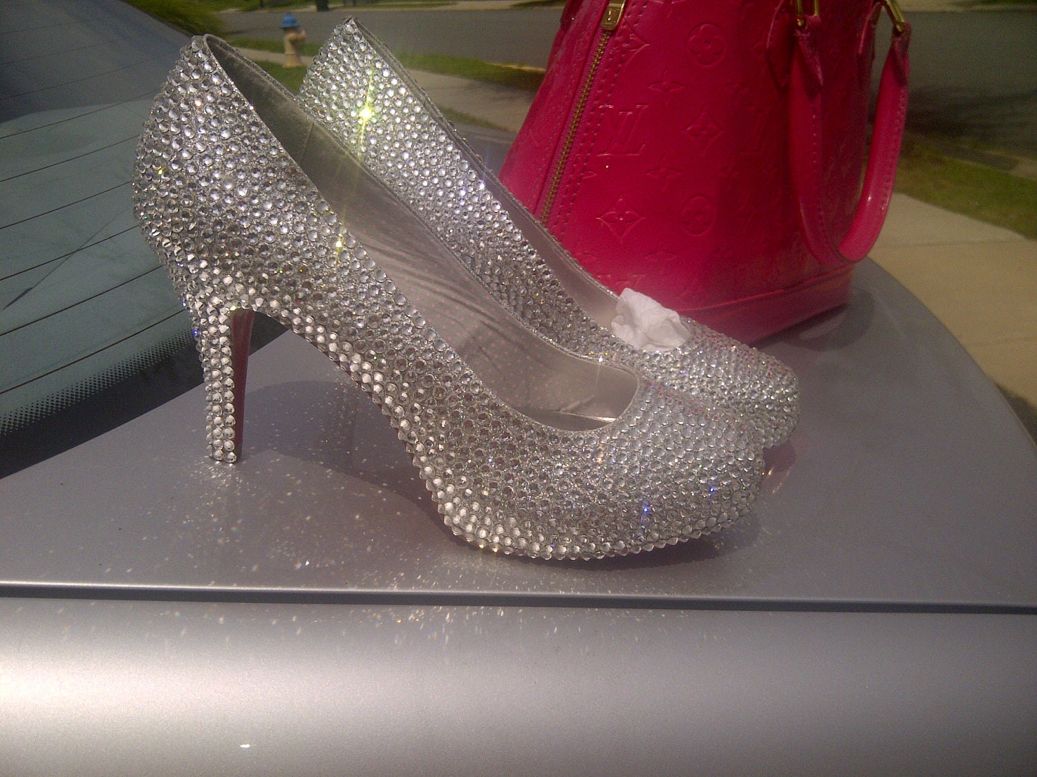 Handmade Genuine Swarovski Crystal Shoes