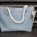 Super Bowl Banner: Beach Bag Blue & Orange