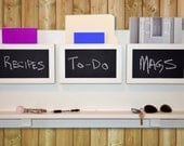 Chalkboard Mail Organizer Wall Mounted With Ledge