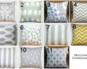 Premier Prints Storm Grey Pillow Cover- 14x14 inches- Hidden Zipper Closure- You Choose
