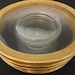 Antique Tiffin Minton, Franciscan, Gold Encrusted Glass Plates, Set of 6,