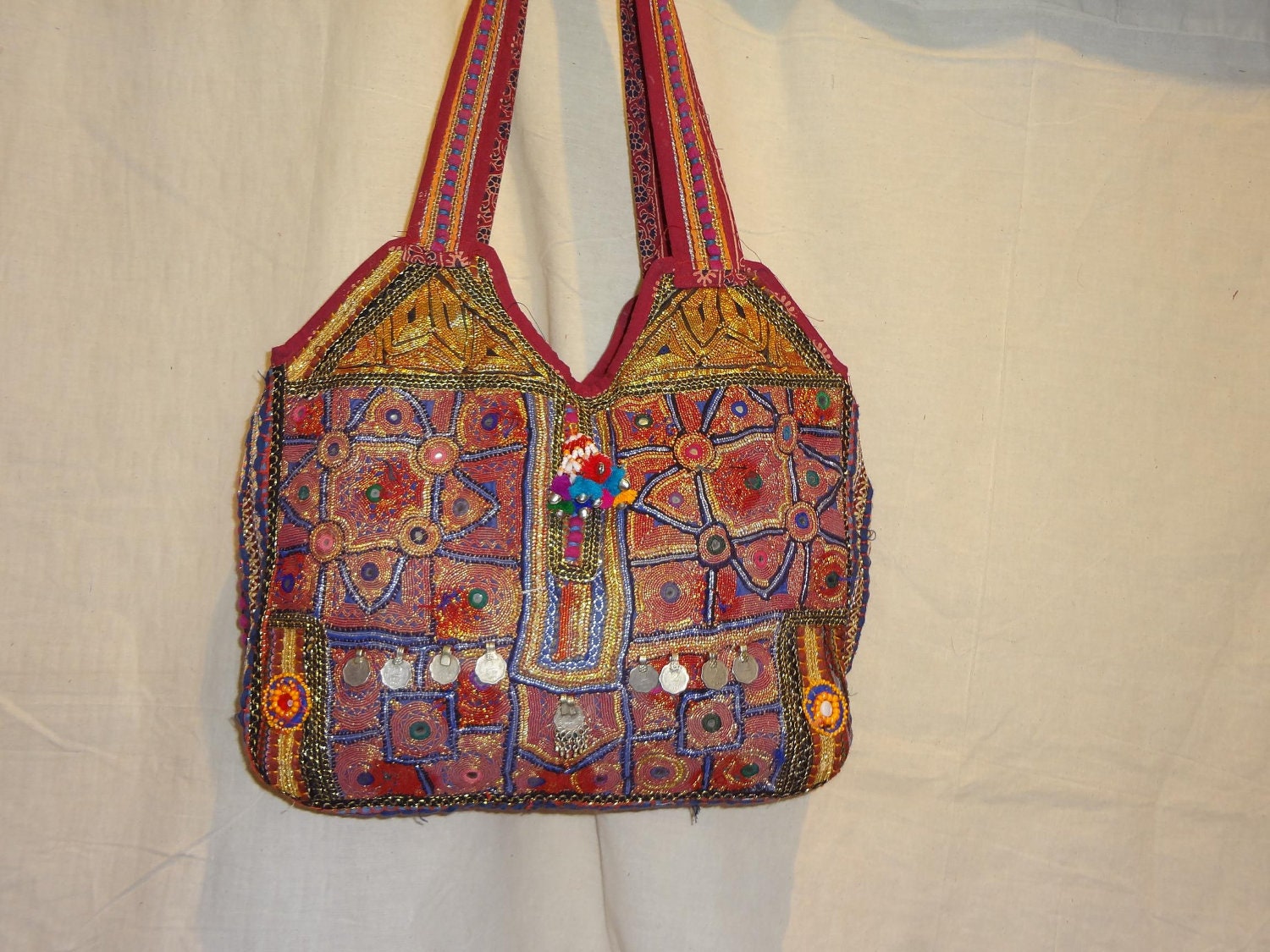Patchwork vintage - Hip/Tribal/Ethnic/Unique/Bohemian patchwork bag