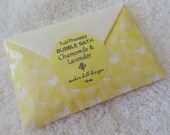 Bubble Bath Packet in  Chamomile & Lavender