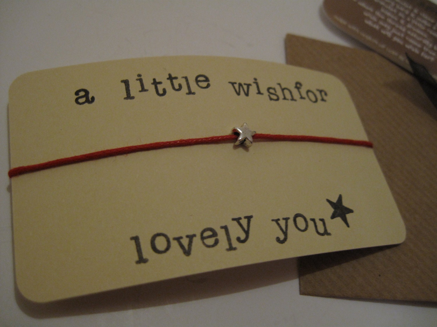 For lovely you...Wish String Bracelet...