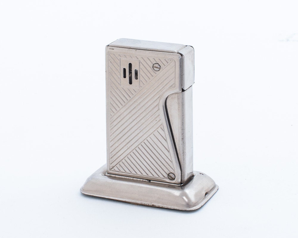 1940s Austrian Clinton Squeeze Trigger Pocket and Table Lighter NOS