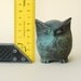 Bronze Owl Verdigris Greek Sculpture -  Big
