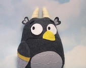 The Horned Owl - Plush Toy Doll - Made to Order