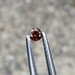 0.10 Carat Loose Round Cut Natural Cognac Red Diamond 2.8mm