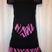 Pink and Black Zebra Child Apron