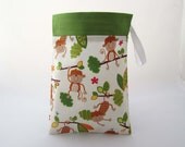 Monkey Party Favor Bags / Monkey Treat Bags /Jungle Goodie Bags