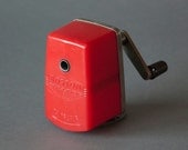 Vintage Red Boston Bulldog Pencil Sharpener