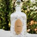 All Natural Bath Salts // Jasmine Bergamot Violet Leaf in recycled glass bottle by Garden Apothecary