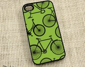 Personalized Bike Ride Iphone 5 Case -  Iphone 4 / 4s Case - Bicycle Phone Case - Hard Plastic - Choose Your Colors