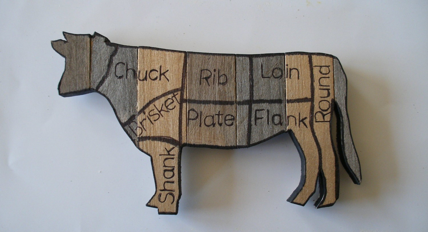 Butcher cow magnet