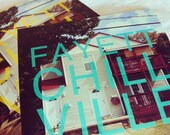 Fayetteville Arkansas Print Neon Fayettechill House Photo