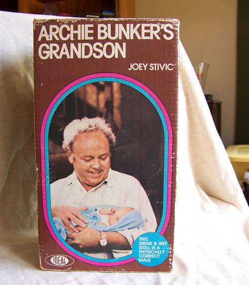 Archie Bunker doll grandson Joey Stivic 1st anatomically correct male doll 1976 Ideal