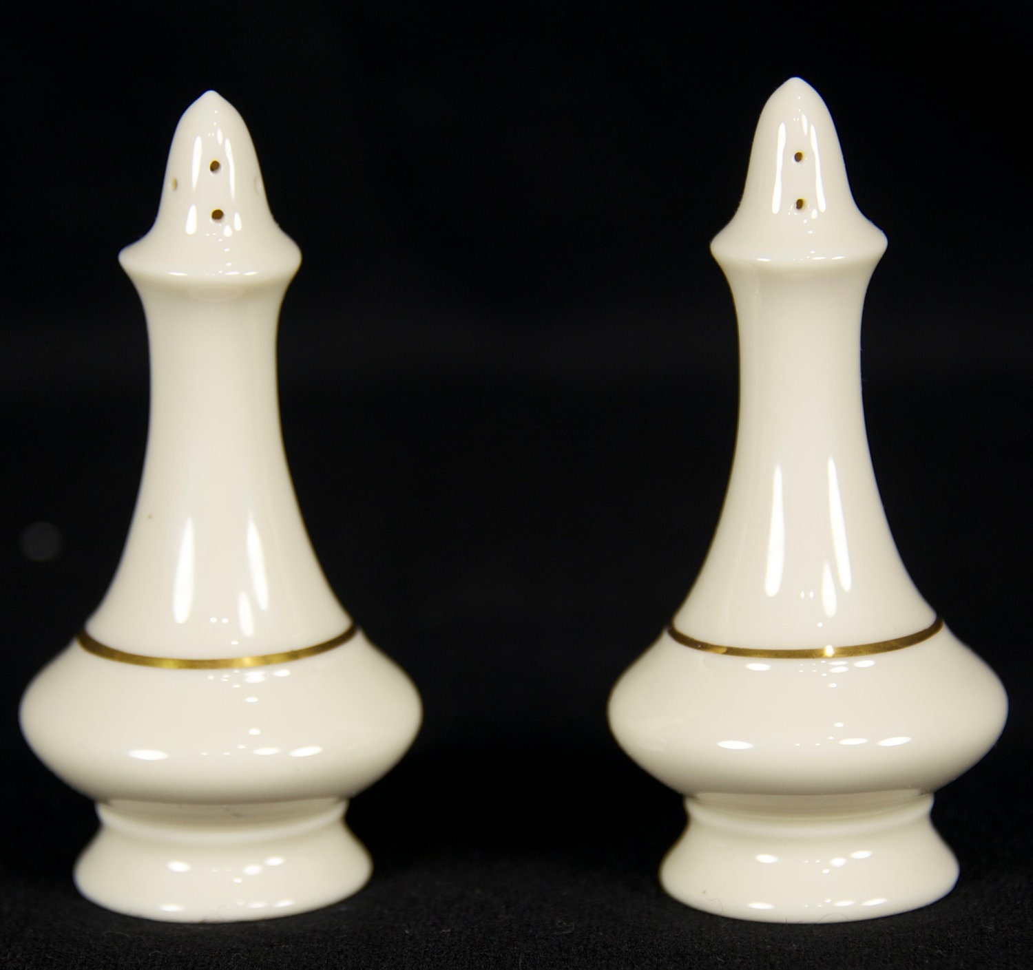 Vintage Ivory Lenox Salt & Pepper Shakers with by GrandmaRaeGoods