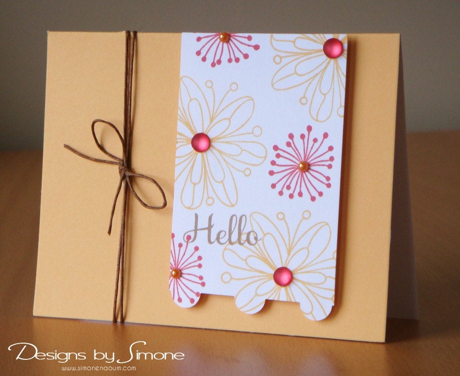 Hello Blooms Card