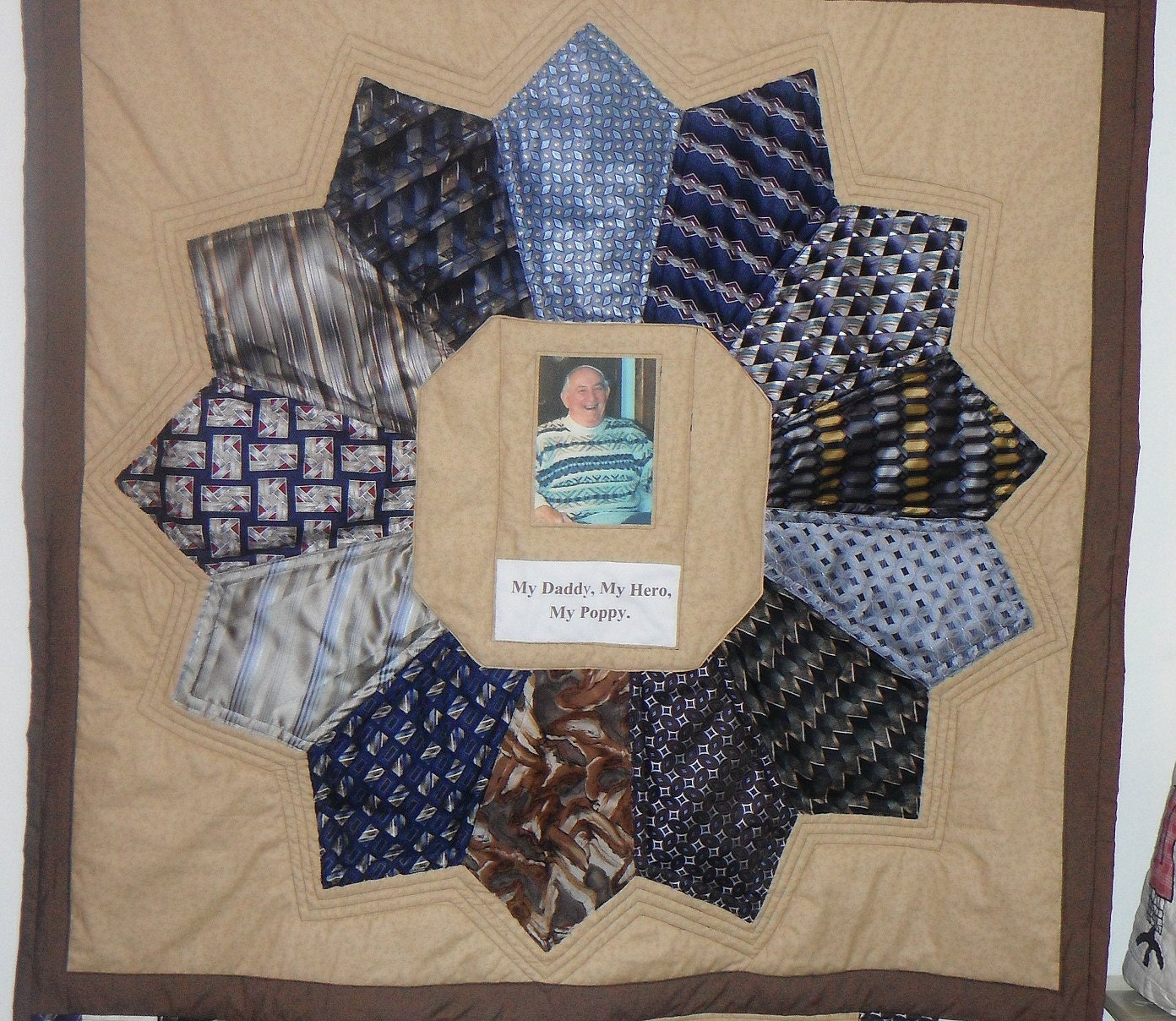 Memory Lap Quilt Custom Wall Hanging Memory by AWordFitlySpoken