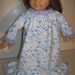 American Girl Doll Clothes Nightgown For Girly Girls