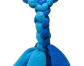Braided Fleece Tug Dog Toy - Tough & Safe Alternative to Rope