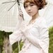 White & Soft Pink Princess Lolita Ruffle Ribbon Wedding Dress
