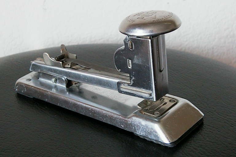 1950S STAPLER by PILOT Model 402 Ace Fastener Industrial Strength