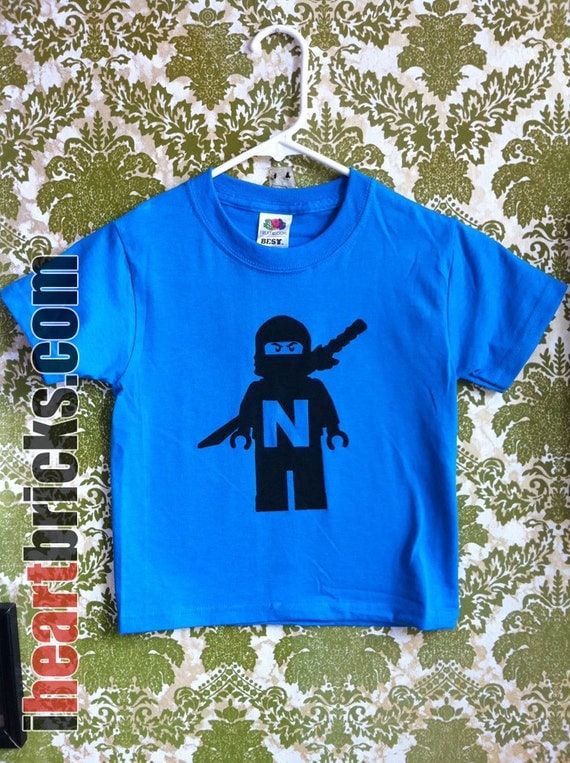 Ninjago - Screen printed t-shirt - Personalized Children Clothing Tshirt