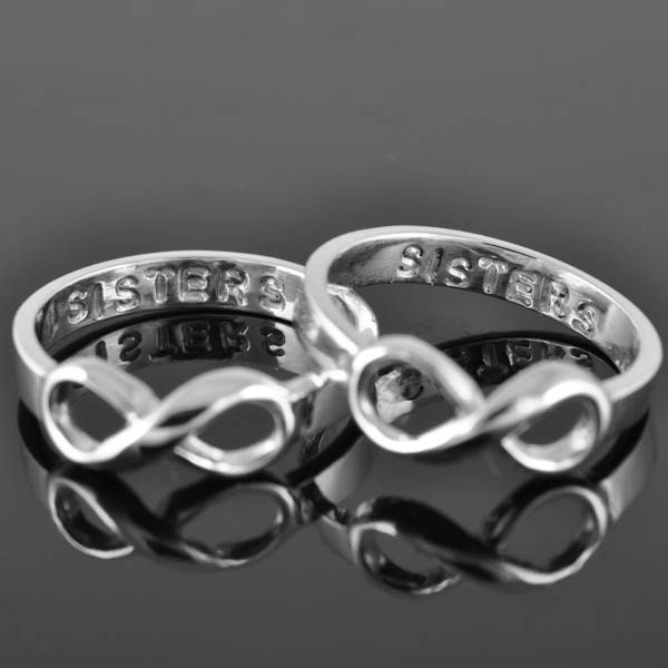 infinity ring, infinity knot ring, best friend ring, promise ring ...