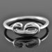 ON SALE, initial ring, alphabet ring, letter ring, personalized ring, silver ring, name ring, number ring, monogram ring, stacking ring