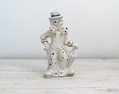 Vintage Clown Figurine, Porcelain clown