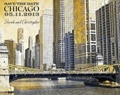 GETTING STARTED - Chicago Save the Date (Chicago River at LaSalle)
