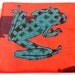 Zip up wallet. Tree frog wallet.