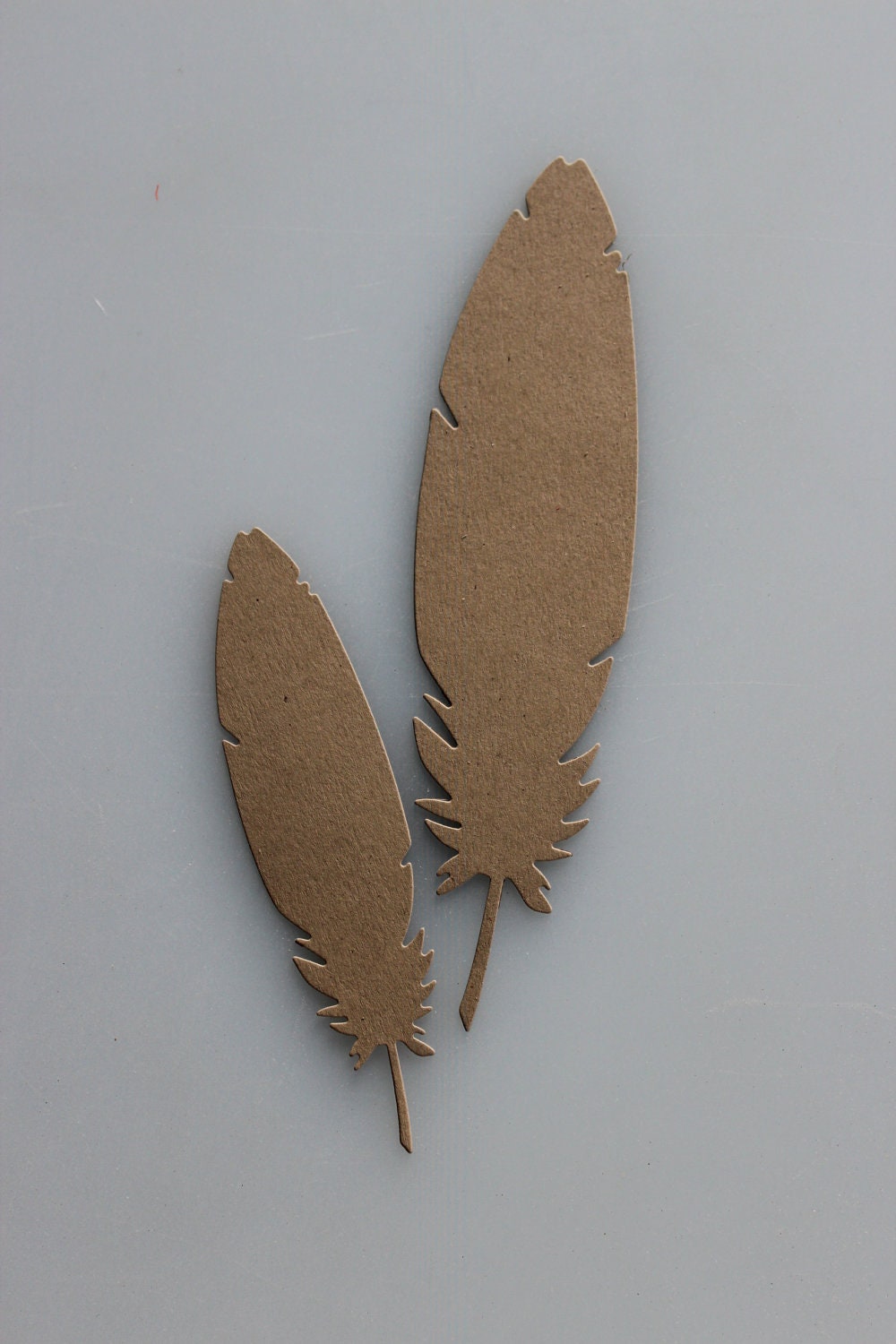 5 inch Paper Feather Die Cut Embellishments for Scrapbooking, Paper Crafts, Table Settings and Party Favors - Set of 50 Il_170x135