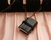 Book necklace with Bible quoute - ecclesiastes 3:1-8