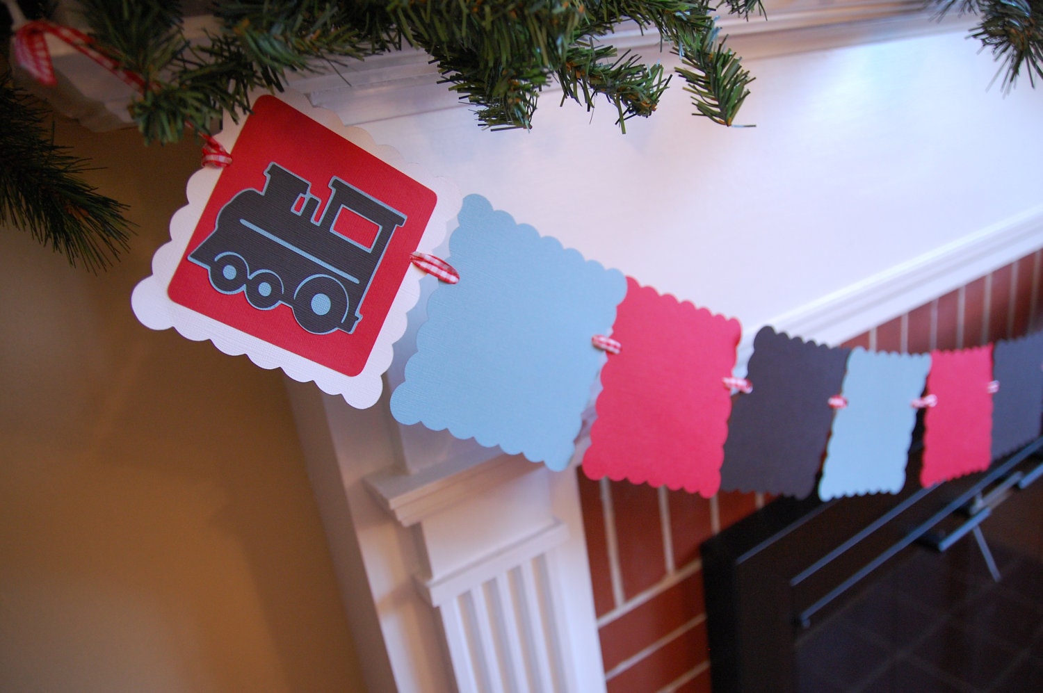 Train 12 Month Photo Banner, Train 1st Birthday, Choo Choo Birthday, Train Banner, Train Theme, Train Party Il_570xn