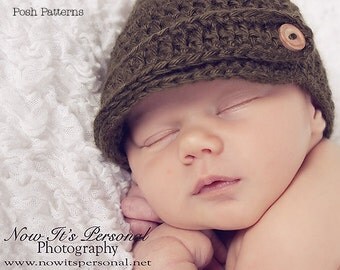 CROCHET BEANIE WITH VISOR PATTERN | Crochet Patterns