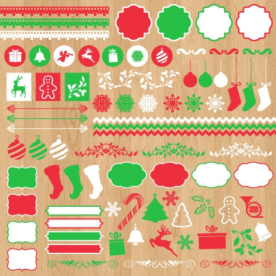 clipart for address labels for christmas - photo #50
