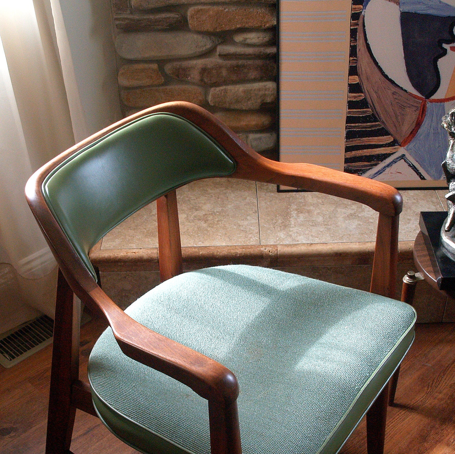 Reserved 60s MID CENTURY MODERN Chairs in the manor of Hans Wegner : Side, Desk, Accent, Dining Armchair Walnut Wood Mid Century Modern