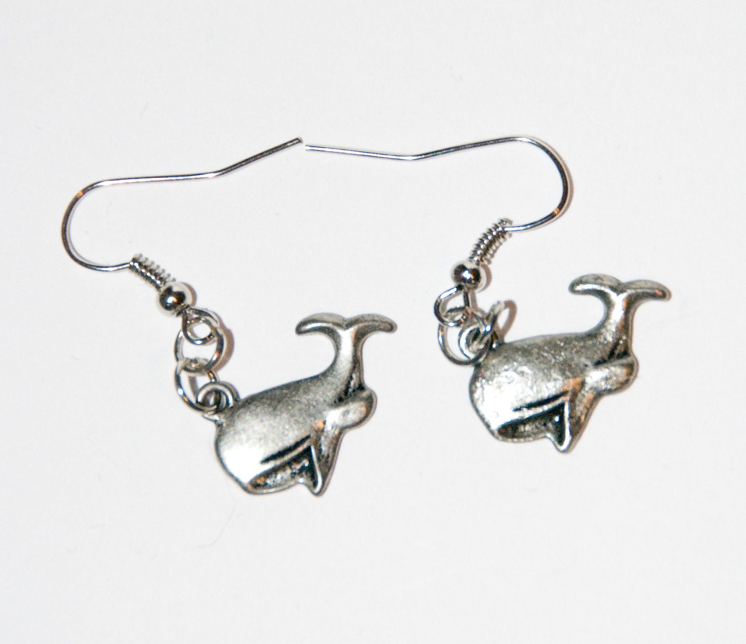 Silver Whale Earrings 10% of this sale will go to Sea Shepherd Conservation Society