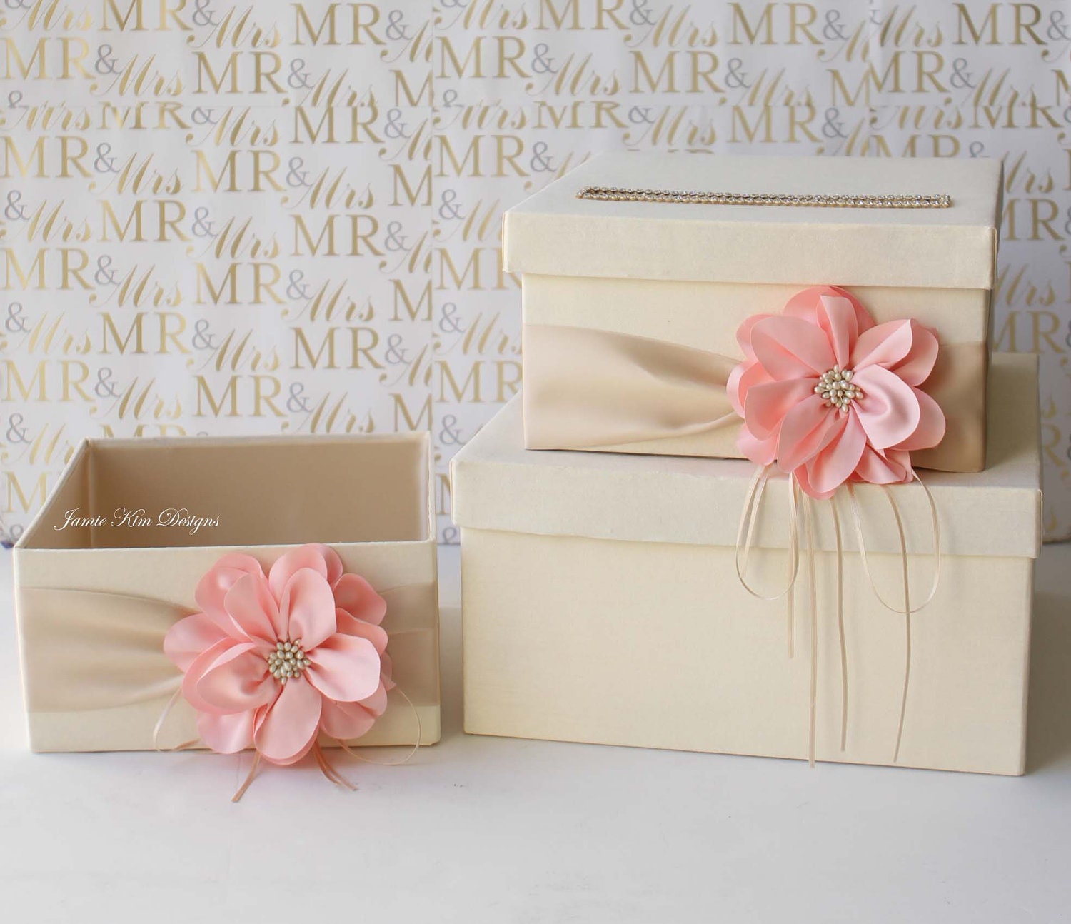 Wedding Card Box Wedding Money Box Gift Card Box - Custom Made