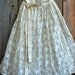 Women's lace maxi skirt, wrap around, ivory, sheer, medium by Forenza.